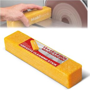 8" x 1-1/2" x 1-1/2" Abrasive Cleaning Eraser Stick for Sanding Belts Sanding Discs Paper Skateboards - Natural Rubber Eraser Stick