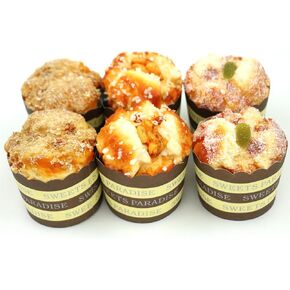 Nice purchase Artificial Cake Fake Simulation Realistic Food Cupcake Bread Dessert for Decoration Display Props Real Model 6 PCS