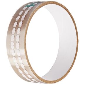 3M 5559 4MM-DISC-100 White Paper/Acrylic Adhesive Ultra Thin Water Contact Indicator Tape, 0.005" Thickness, 0.157" Length, 0.157" Width (Pack of 100)