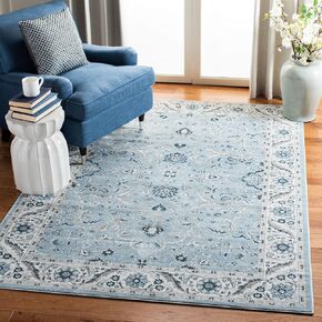 SAFAVIEH Isabella Collection X-Large Area Rug - 11' x 15', Cream & Beige, Oriental Design, Non-Shedding & Easy Care, Ideal for High Traffic Areas in Living Room, Bedroom (ISA912A)