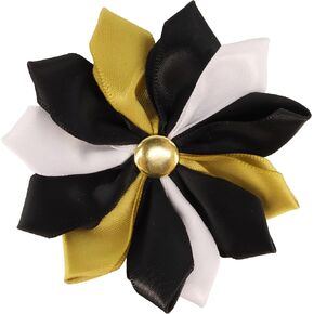 Accent Metallic Dog Collar Embellishment, Gold Flower, One Size