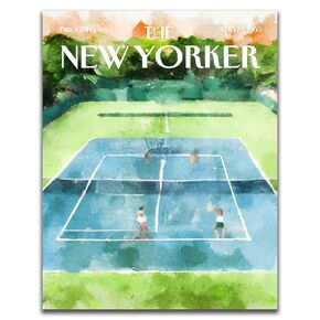 Retro Vintage New Yorker Magazine Cover Wall Art Print - 11x14 Unframed Poster - New York City Souvenirs, Cute And Trendy Wall Decor (The Plaza at Christmas, 11X14)