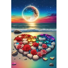 Diamond Painting Kits for Adults,5D Full Round Drill Diamond Art,Moon Tree of Life Diamond Painting Crystal Rhinestone Embroidery Craft Kits for Home Wall Decor Gifts 20x16inch in Saudi Arabia