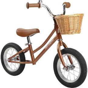 Retrospec Baby Beaumont Kids' Balance Bike for Toddlers, No Pedals, Cushioning Air Filled Tires for Boys and Girls Ages 1-3 Years, with Adjustable Seat Height