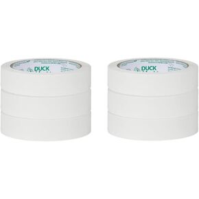 Duck Brand Color Masking Tape, Pink, .94 in. x 30 yd, 6 Rolls