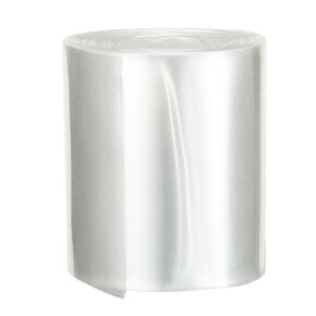 uxcell AAA Battery Wrap 56mm x 2m Flat PVC Heat Shrink Tubing Tube Clear