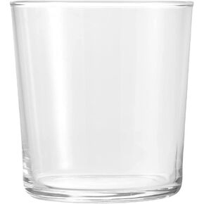 Bormioli Rocco Bodega Collection Glassware – Set Of 12 Medium 12 Ounce Drinking Glasses For Water, Beverages & Cocktails – 12oz Clear Tempered Glass Tumblers