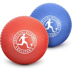 Playground Balls Kickball 10 Inch, Rubber Dodge Balls for Kids and Adults, Dodgeballs Handball Kick Ball Indoor and Outdoor, Official Bouncing Hand Balls, Outdoor Toys for School