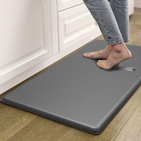 Artnice Anti Fatigue Mat Standing Desk Office One Piece,0.75" Memory Foam Kitchen Mats for Standing,Standing Mat for Standing Desk for Floor, Office, Sink(17.3" x 28")