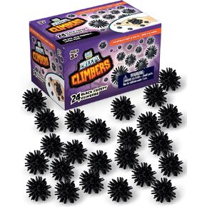 Octopus Wall Crawling Sticky Toys for Kids, 4 Pack, Soft and Flexible Squishy Walkers, Bright and Colorful Climbers, Washable and Reusable Stickiness, Birthday Party Favors and Easter Basket Stuffers