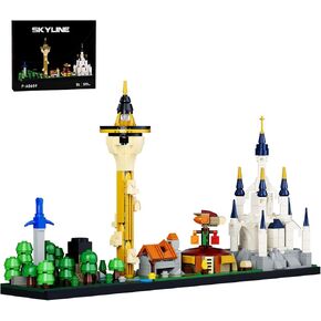 Architecture TOTK Skyline Building Set, Collectible Model Building Toys Gifts for Adults Kids 9+(579pcs)