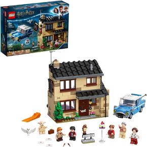 LEGO Harry Potter 4 Privet Drive 75968 House and Ford Anglia Flying Car Toy, Wizarding World Gifts for Kids, Girls & Boys with Harry Potter, Ron Weasley, Dursley Family, and Dobby Minifigures in Kuwait