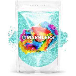 MARBLERS Cosmetic Grade Natural Mica Powder [Mint] 3oz (85g) | Pearlescent Pigment | Dye | Non-Toxic | Cruelty-Free | Eyeshadow, Nail Polish, Bath Bomb | Soap, Slime, Candle, Resin in Kuwait