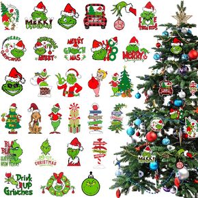 Christmas Tree Decorations - 30PCS Christmas Tree Hanging Ornament,Holiday Xmas Tree Party Indoors Home House Decor