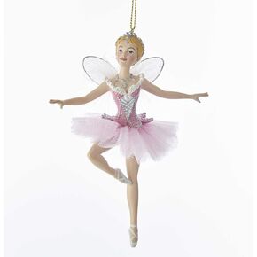 Kurt S. Adler Nutcracker Suite Sugar Plum Fairy with Wings Ornament C7656 New