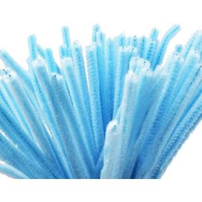 Caryko Super Fuzzy Chenille Stems Pipe Cleaners, Pack of 100 (Yellow) in Kuwait