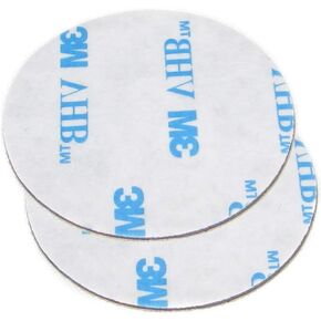 Sticky Mounting Dots 1.38 inch Made of Compatible with 3M Double Sided Tape Adhesive Socket Mount Base Replacement Circle Pads Pack of 2