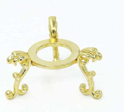 حامل عرض كرة كريستال مطلي بالذهب/حامل كروي، قاعدة كرة كريستال لعرض كرات كريستال 50 مم إلى 60 مم in Kuwait