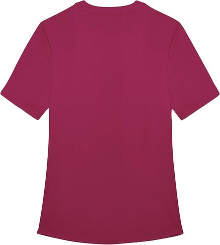 Scrubs for Women V-Neck Nurse Medical Uniform Short Sleeve Classic Professional Scrub Tops with Pockets in Saudi Arabia