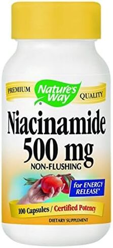 Nature's Way, Niacinamide, 500 mg, 100 Capsules in Saudi Arabia