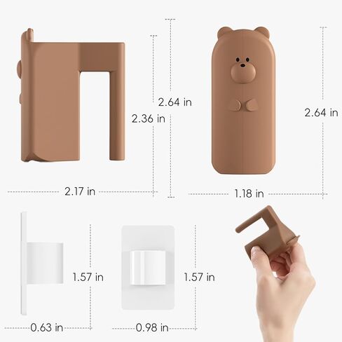 4 قطع من واقي قرصة الباب من السيليكون، سدادة إغلاق الباب المفصلية الجديدة لعام 2024 - واقي قرصة إصبع الباب مصمم للأطفال والأطفال والرضع والحيوانات الأليفة in Kuwait