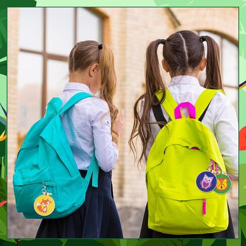 مجموعة خياطة متقاطعة للاطفال 7-13 من ايكوفور، مجموعة تطريز لشنط الظهر للاطفال، مجموعة خياطة متقاطعة للمبتدئين وهدايا الكريسماس مع تعليمات، 6 قطع in Kuwait