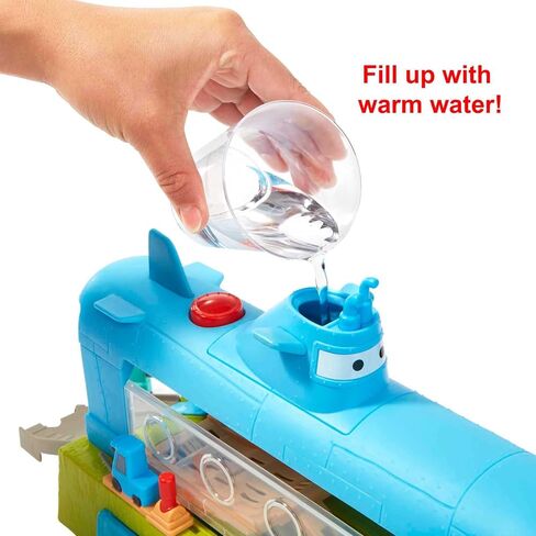 Disney and Pixar Cars Toys, Submarine Car Wash Playset with Color-Change Lightning McQueen Toy Car, Water Play in Saudi Arabia