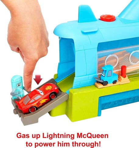 Disney and Pixar Cars Toys, Submarine Car Wash Playset with Color-Change Lightning McQueen Toy Car, Water Play in Saudi Arabia