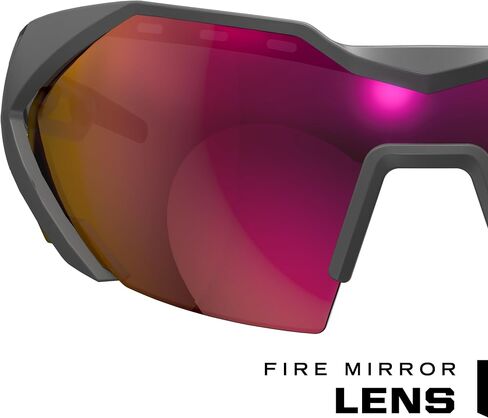 Mechanix Wear: Vision Type-E Safety Glasses with Advanced Anti Fog, Scratch Resistant, Grey Half Framed Protective Eyewear, Lightweight, Adjustable Arms and Nose, For Outdoor Use (Smoke Lens) in Saudi Arabia