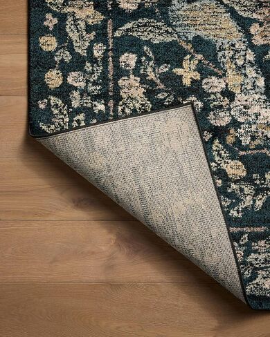 Loloi Rifle Paper Co. x Laurel Navy 5'-3" x 7'-8" Area Rug in Saudi Arabia
