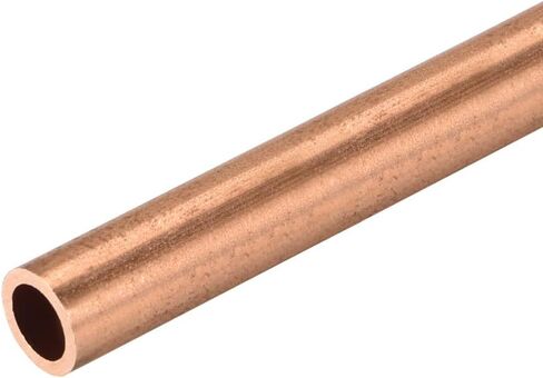 uxcell Copper Round Tube, 6mm OD 1mm Wall Thickness 300mm Long Straight Pipe Tubing in Kuwait