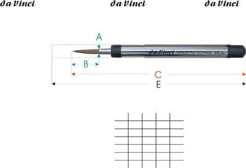 da Vinci Watercolor Travel Watercolor Brush, 10, black in Saudi Arabia
