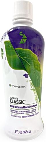 Youngevity Ultimate Classic® - Mega Multi-Vitamin & Mineral Complex - 16 Vitamins, 70+ Minerals, 12+ Amino Acids, Grape Seed, CoQ10, and More - Highly Absorbable Liquid (32 Fl Oz - Pack of 1) in Kuwait