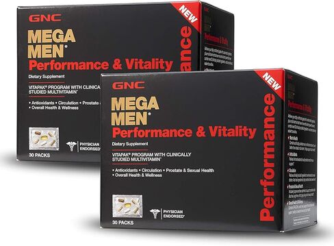 GNC ميجا للرجال كامل الجسم فيتاباك | يدعم العافية والأداء | 30 عدد in Saudi Arabia