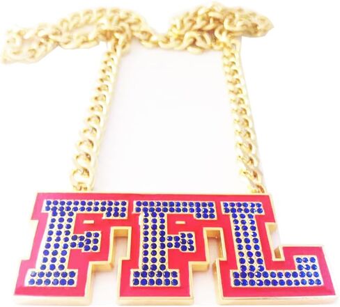 Fantasy Football Chain Medal, Gold Champ Necklace Award Medal, MVP Necklace, Football Turnover Chain (Fantasy Football Chain) in Saudi Arabia