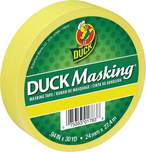 Duck Brand Color Masking Tape, Pink, .94 in. x 30 yd, 6 Rolls in Saudi Arabia