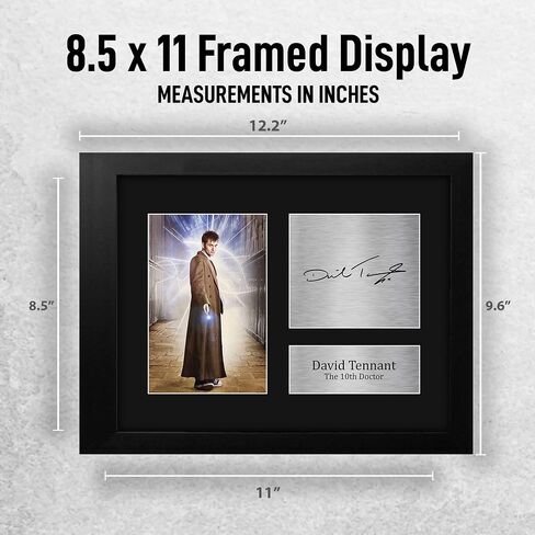 HWC Trading David Tennant Dr Who Gifts USL Framed Printed Signed Autograph Picture for TV Show Fans - US Letter Size in Saudi Arabia