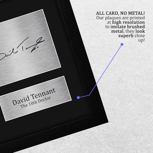 HWC Trading David Tennant Dr Who Gifts USL Framed Printed Signed Autograph Picture for TV Show Fans - US Letter Size in Saudi Arabia