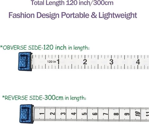 Tape Measure Measuring Tape for Body Tailor Cloth Fabric Sewing Knitting Craft Weight Loss Measurements Retractable 60-inch 1.5 Meter Push Button Dual Sided Tape Measure in Kuwait