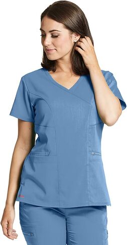 Grey's Anatomy Spandex-Stretch Kim Top for Women- Easy Care Medical Scrub Top in Saudi Arabia