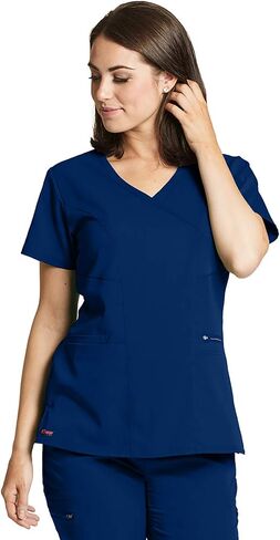 Grey's Anatomy Spandex-Stretch Kim Top for Women- Easy Care Medical Scrub Top in Saudi Arabia