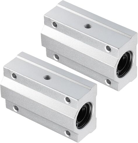 4pcs SCS10UU Linear Slide Blocks, [10mm Bore] Steel Linear Motion Bearing for CNC Machines Packaging Equipment 3D Printers Use in Saudi Arabia