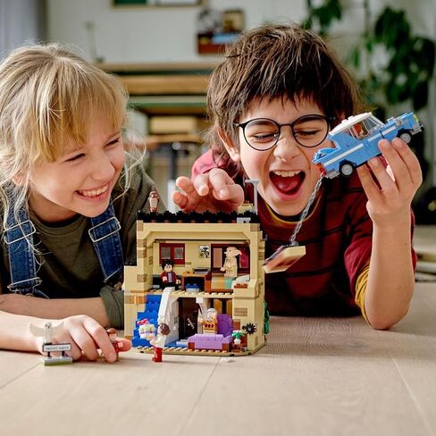 LEGO Harry Potter 4 Privet Drive 75968 House and Ford Anglia Flying Car Toy, Wizarding World Gifts for Kids, Girls & Boys with Harry Potter, Ron Weasley, Dursley Family, and Dobby Minifigures in Saudi Arabia