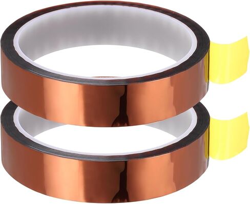 uxcell Heat Tape, 2 Pack 20mmx33m 108ft High Temperature Heat Resistant Tape for Sublimation,Heat Press,Heat Transfer, Soldering, Circuit Board in Saudi Arabia