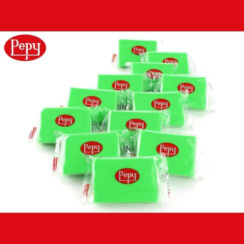 Pepy Plastilina طين تشكيلي قابل لإعادة الاستخدام وغير جاف؛ مجموعة من 24 قالبًا، كل منها 1.4 أونصة، مثالية لمشاريع الفنون والحرف اليدوية، باللون الأبيض in Kuwait