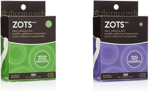 iCraft Zots Clear Adhesive Dots, Medium, 3/8" Diameter x 1/64" Thick, 300 Count in Kuwait