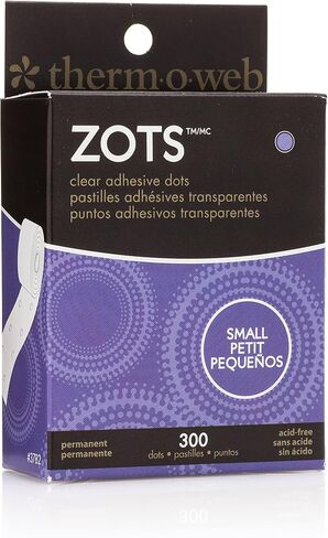 iCraft Zots Clear Adhesive Dots, Medium, 3/8" Diameter x 1/64" Thick, 300 Count in Kuwait