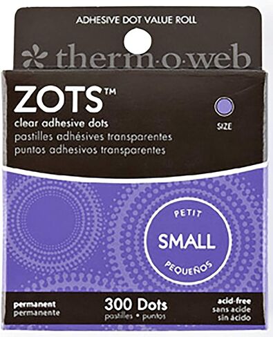 iCraft Zots Clear Adhesive Dots, Medium, 3/8" Diameter x 1/64" Thick, 300 Count in Kuwait