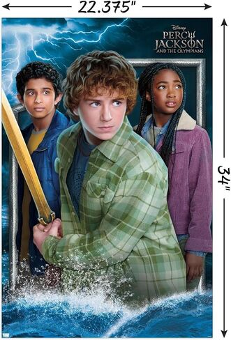Trends International Disney Percy Jackson and The Olympians - Trio Wall Poster, 22.37" x 34.00", Unframed Version in Saudi Arabia