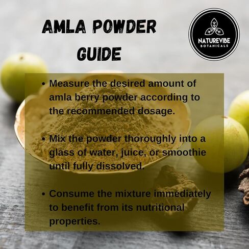 Naturevibe Botanicals Amla Berry Powder, 5lbs | Gluten-Free, Raw & Non-GMO | 80 Ounces Bulk Bag [Packaging may vary] in Kuwait